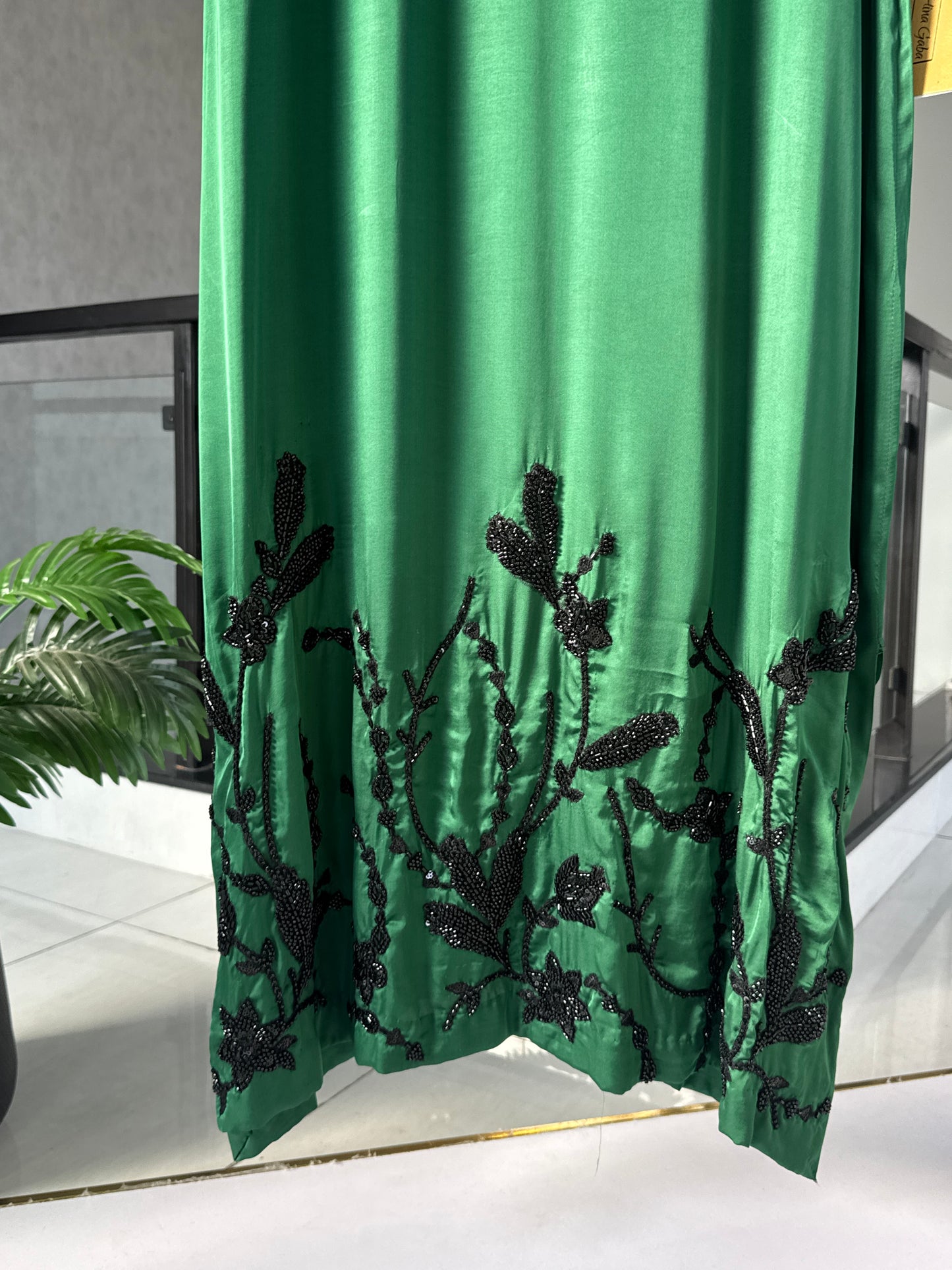 Emerald Noir Kaftan