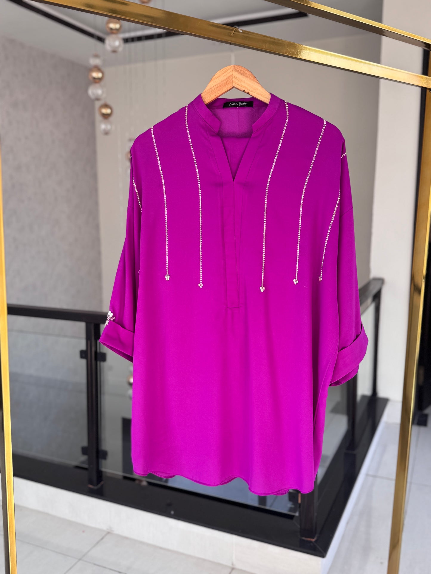 Fuchsia Cascade Co-Ord Set