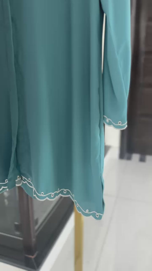 Malai Georgette Co-ord Set